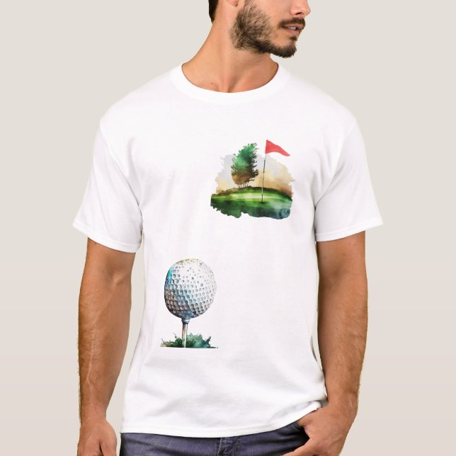 Camiseta pelota de golf (Anverso)