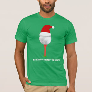 Camiseta Pelota de Golf de divertida Navidad vacaciones de