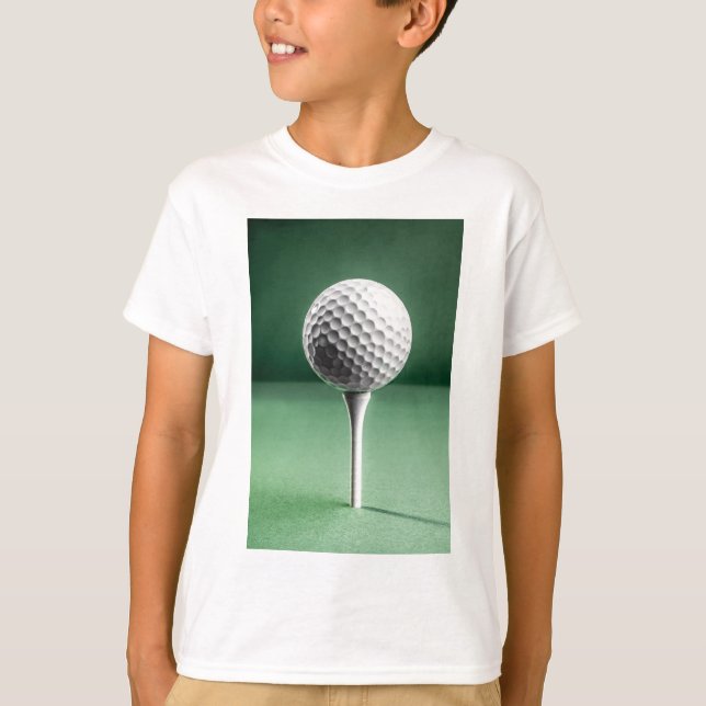 Camiseta Pelota de golf en Tee (Anverso)