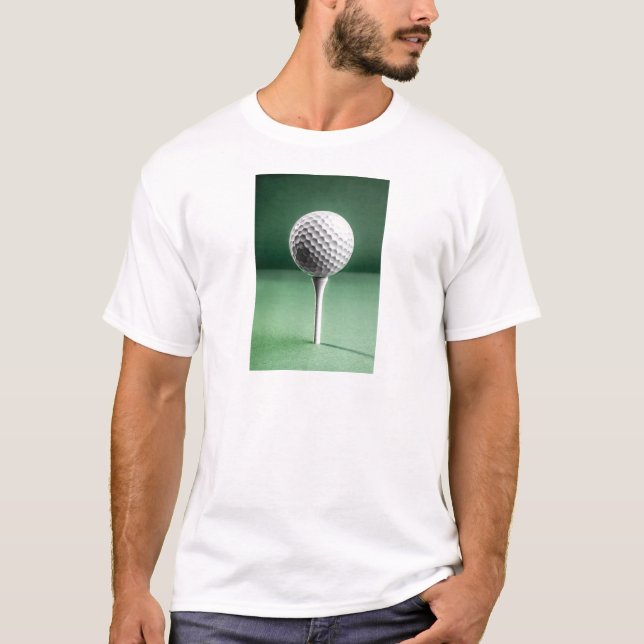 Camiseta Pelota de golf en Tee (Anverso)