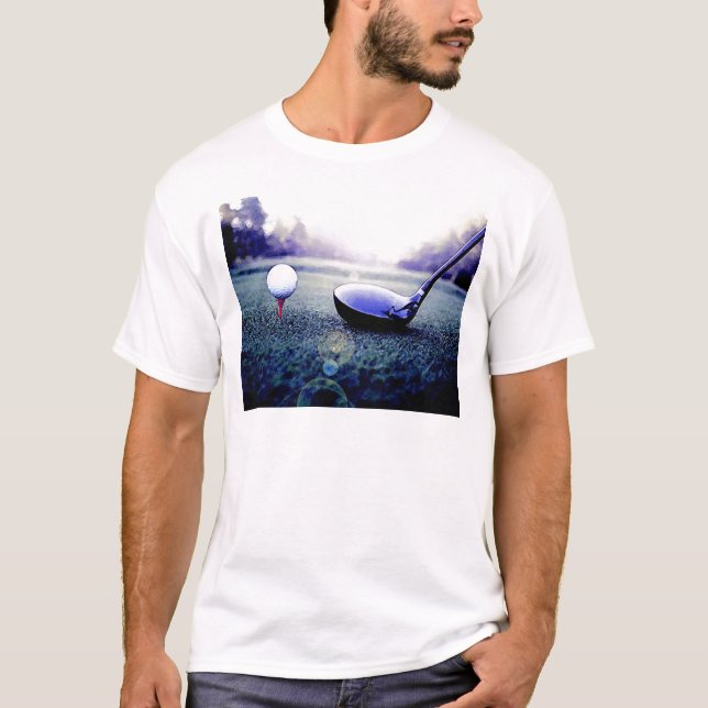 Camiseta Pelota de golf y bote (Anverso)