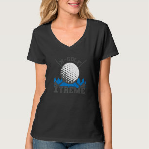 Camiseta Pelota de golf y palo de golf X Golf Xtreme