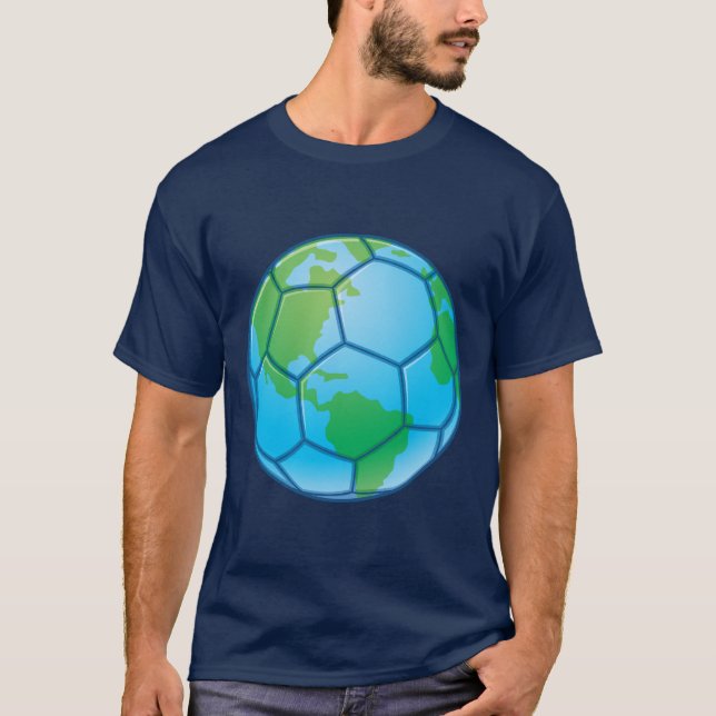 Camiseta Pelota de la Copa Mundial de Fútbol Planeta Tierra (Anverso)