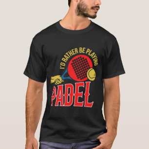 Camiseta Pelota de pádel Jugador de deporte de pádel Jugado