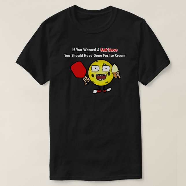 Camiseta Pelota de pelotas de vainilla suave Serbo de bolas (Diseño del anverso)
