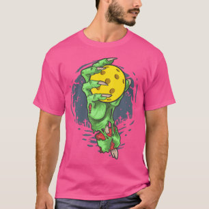 Camiseta Pelota de pelotas Halloween Zombie Hand Pickleball