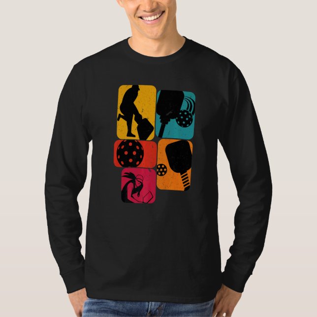 Camiseta pelota de pickelball Retro (Anverso)