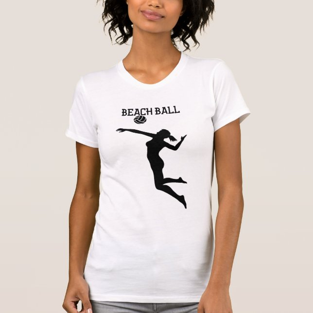 Camiseta Pelota de Playa Divertida (Anverso)