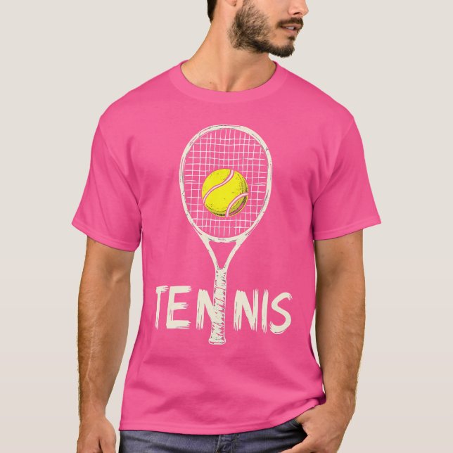 Camiseta Pelota de raqueta de tenis (Anverso)