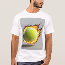 Camiseta Pelota de tenis con diseño Guay de fondo