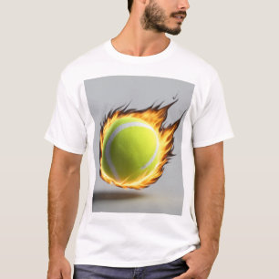 Camiseta Pelota de tenis con diseño Guay de fondo