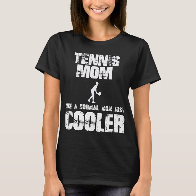 Camiseta Pelota de tenis de Día de la Madre con regalo para (Anverso)