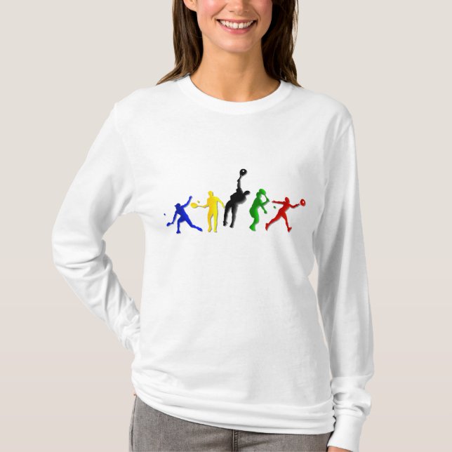 Camiseta Pelota de tenis de vuelta del choque de la vuelta (Anverso)