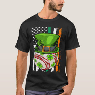 Camiseta Pelota del Día de San Patricio de béisbol Gorra de