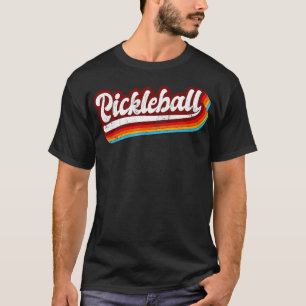 Camiseta Pelota retro de pelota de pádel de pelotas de pelo
