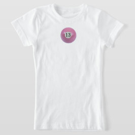 Camiseta Pelota rosa 13