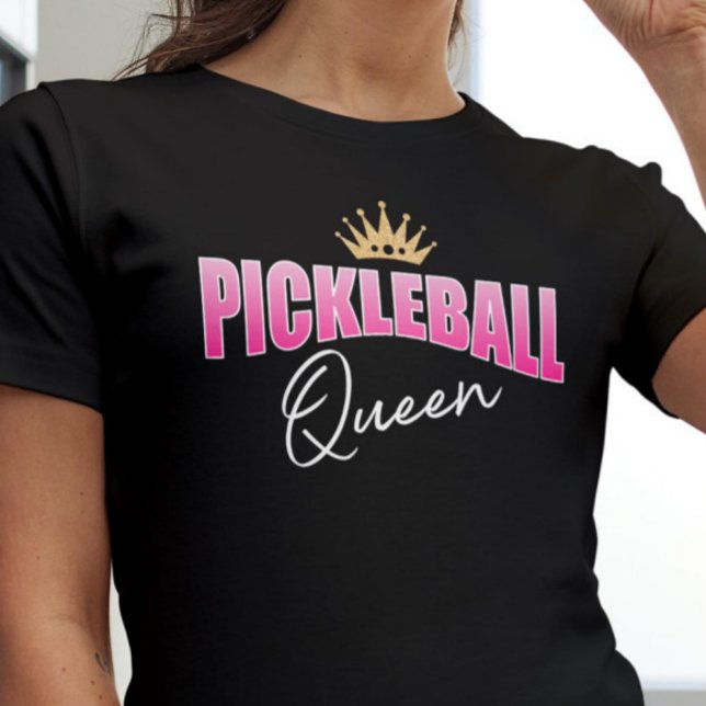 Camiseta Pelota rosa blanca Reina de oro (Subido por el creador)