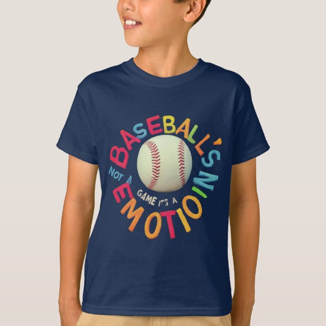 Camiseta pelotas de béisbol no es un juego es un deporte de (Anverso)