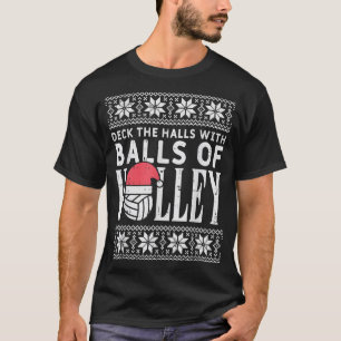 Camiseta Pelotas de Volley Xmas Navidades Feo