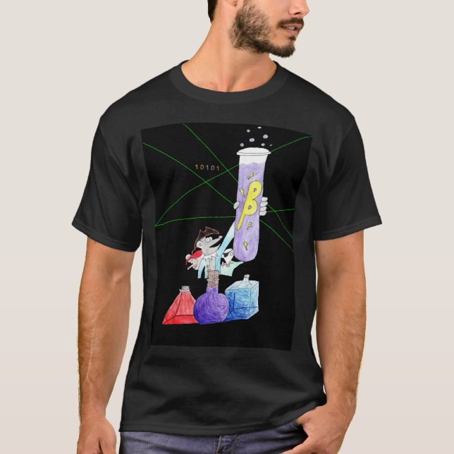 Camiseta Pelotón de la rata del pirata en el laboratorio (Anverso)