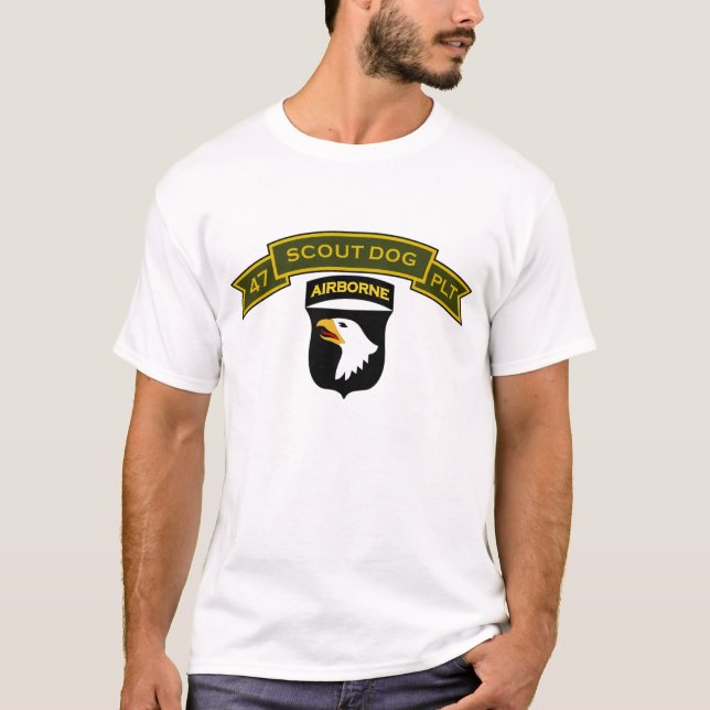 Camiseta Pelotones del perro del explorador (Anverso)