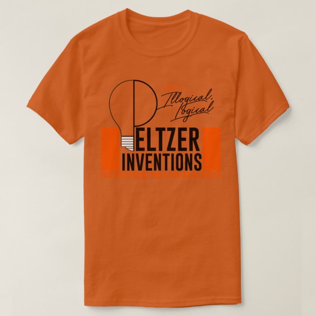 Camiseta Peltzer Inventions (Diseño del anverso)