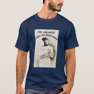 Camiseta Peluche el jinete áspero - para el presidente -