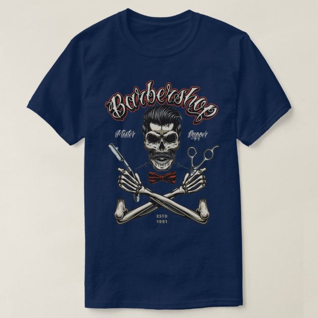 Camiseta peluquería 28 (Diseño del anverso)