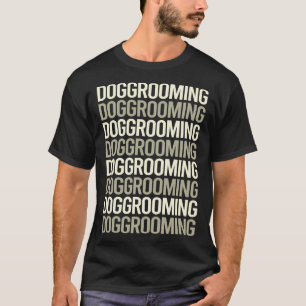 Camiseta Peluquería Canina Texto Blanco Peluquero