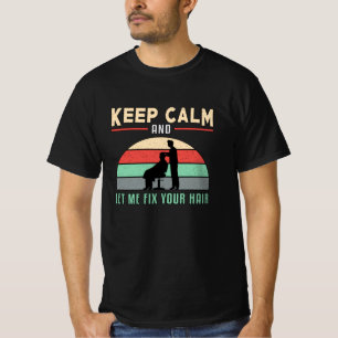 Camiseta Peluquería de peluquería estilista de pelo Barber 