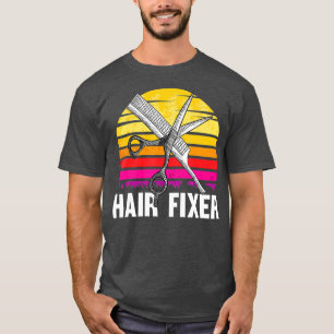 Camiseta Peluquería de peluquería retro de barbería de enlu