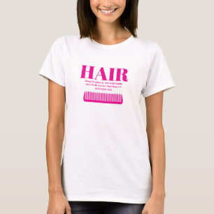 Camiseta Peluquerías rosadas 