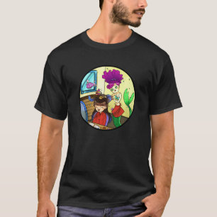 Camiseta Peluquero Peluquería Mermaid Town