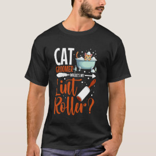 Camiseta PelUquero Profesional de Mascotas Peluquero de Gat