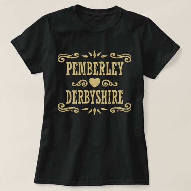 Camiseta Pemberley Derbyshire (Diseño del anverso)