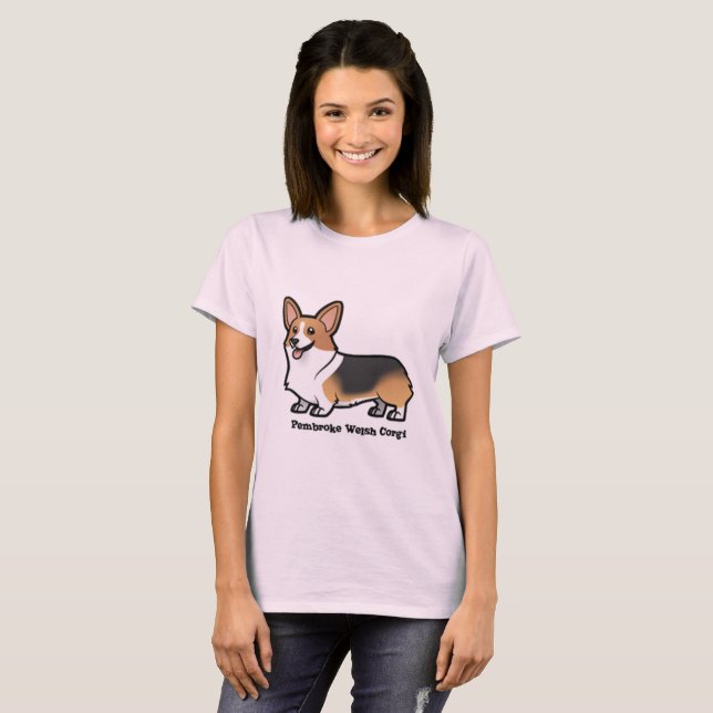 Camiseta Pembroke Welsh Corgi (Anverso completo)