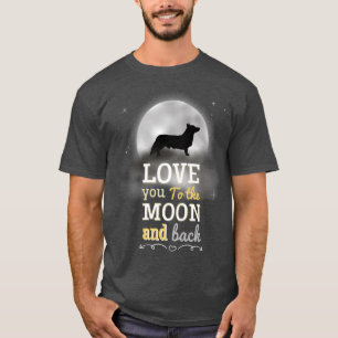 Camiseta Pembroke Welsh Corgi Ama A La Luna