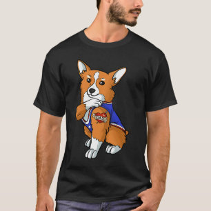 Camiseta Pembroke Welsh Corgi Corgi Love Dad Puppy