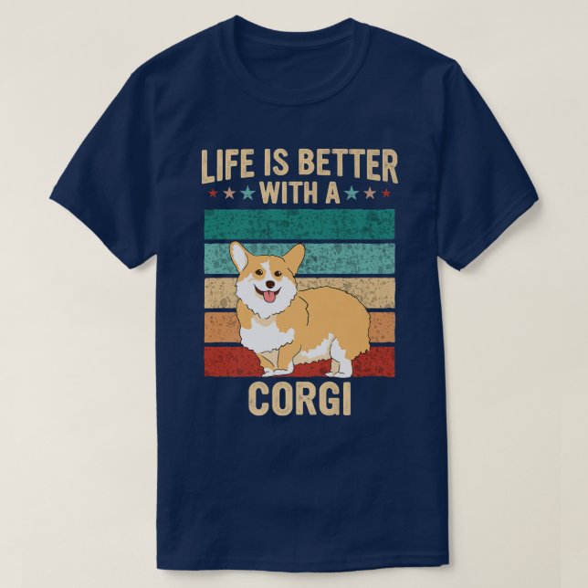 Camiseta Pembroke Welsh Corgi Dog1278 (Diseño del anverso)