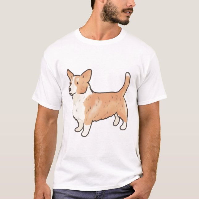 Camiseta Pembroke welsh corgi dog Magic (Anverso)