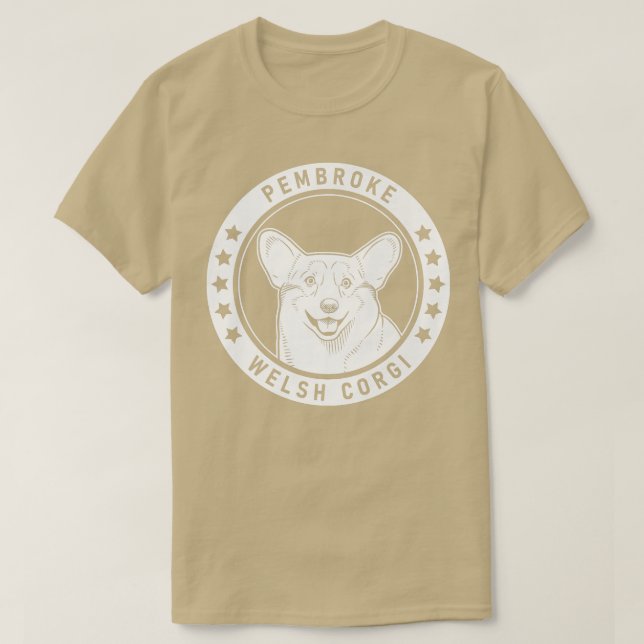 Camiseta Pembroke Welsh Corgi Fan Design1059 (Diseño del anverso)