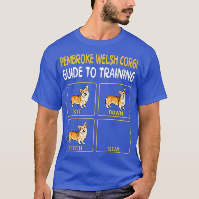 Camiseta Pembroke Welsh Corgi Guía Para Entrenar Perro (Anverso)