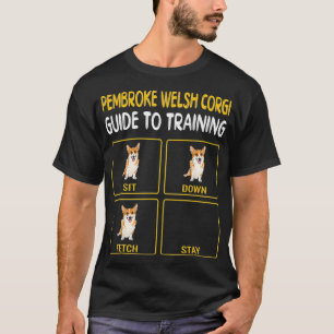 Camiseta Pembroke Welsh Corgi Guía Para Entrenar Perro