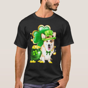 Camiseta Pembroke Welsh Corgi Perro Día de San Patricio