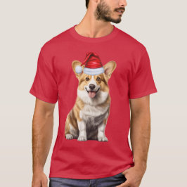 Camiseta Pembroke Welsh Corgi Perro Lover Navidades gracios
