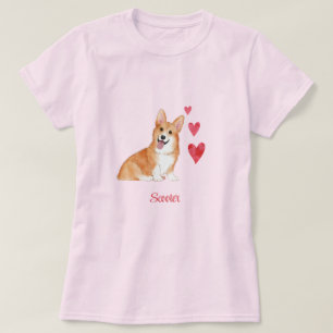Camiseta Pembroke Welsh Corgi Perro Personalizado