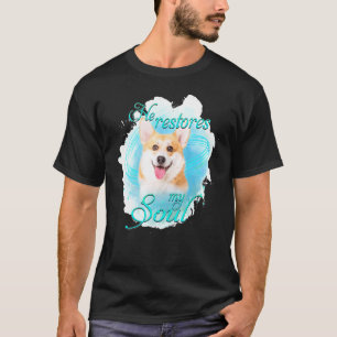 Camiseta Pembroke Welsh Corgi perro restaura mi alma