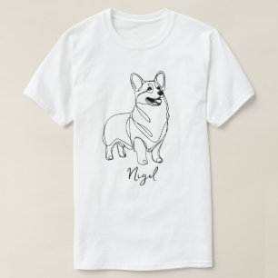 Camiseta Pembroke Welsh Corgi Personalizado