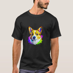Camiseta Pembroke Welsh Corgi Pop Art I Perro Lover I Splas