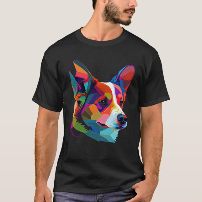 Camiseta Pembroke Welsh Corgi Pop Pembroke Corgi (Anverso)